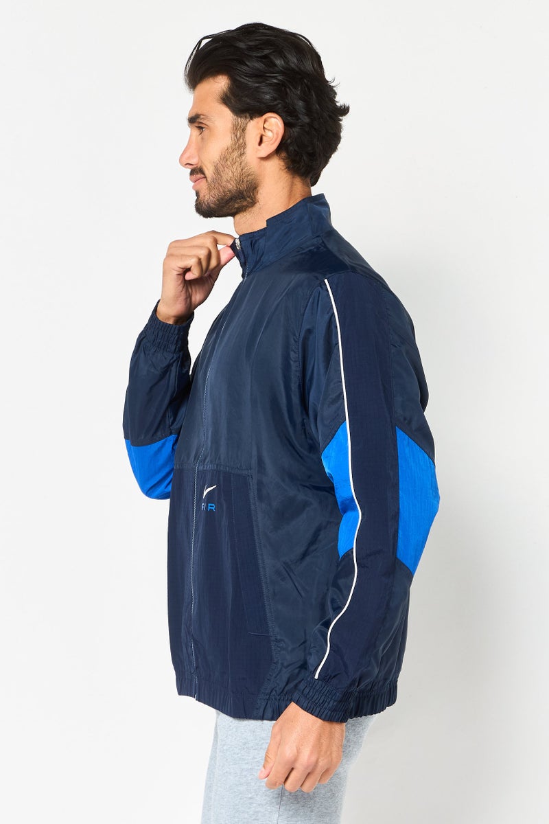 Nike Men Sportwear Fit Long Sleeve Training Jacket, Navy - Image 4